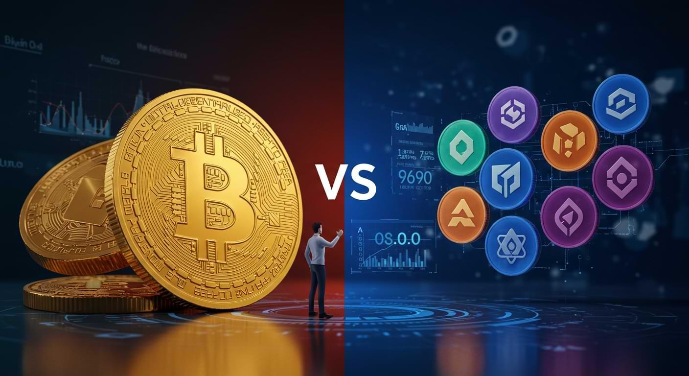 perbedaan Bitcoin dan altcoin